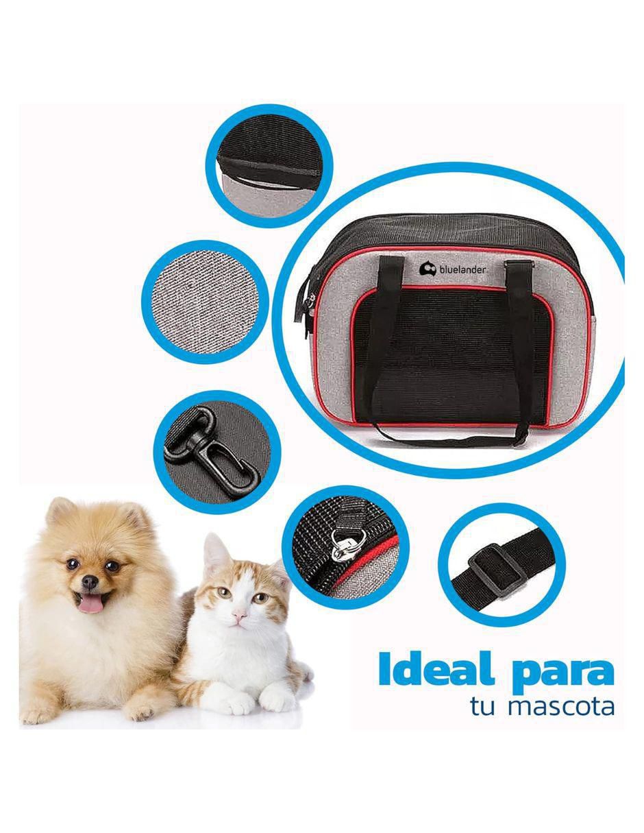 Bolsa transportadora "para" perro y gato bluelander "de" tela