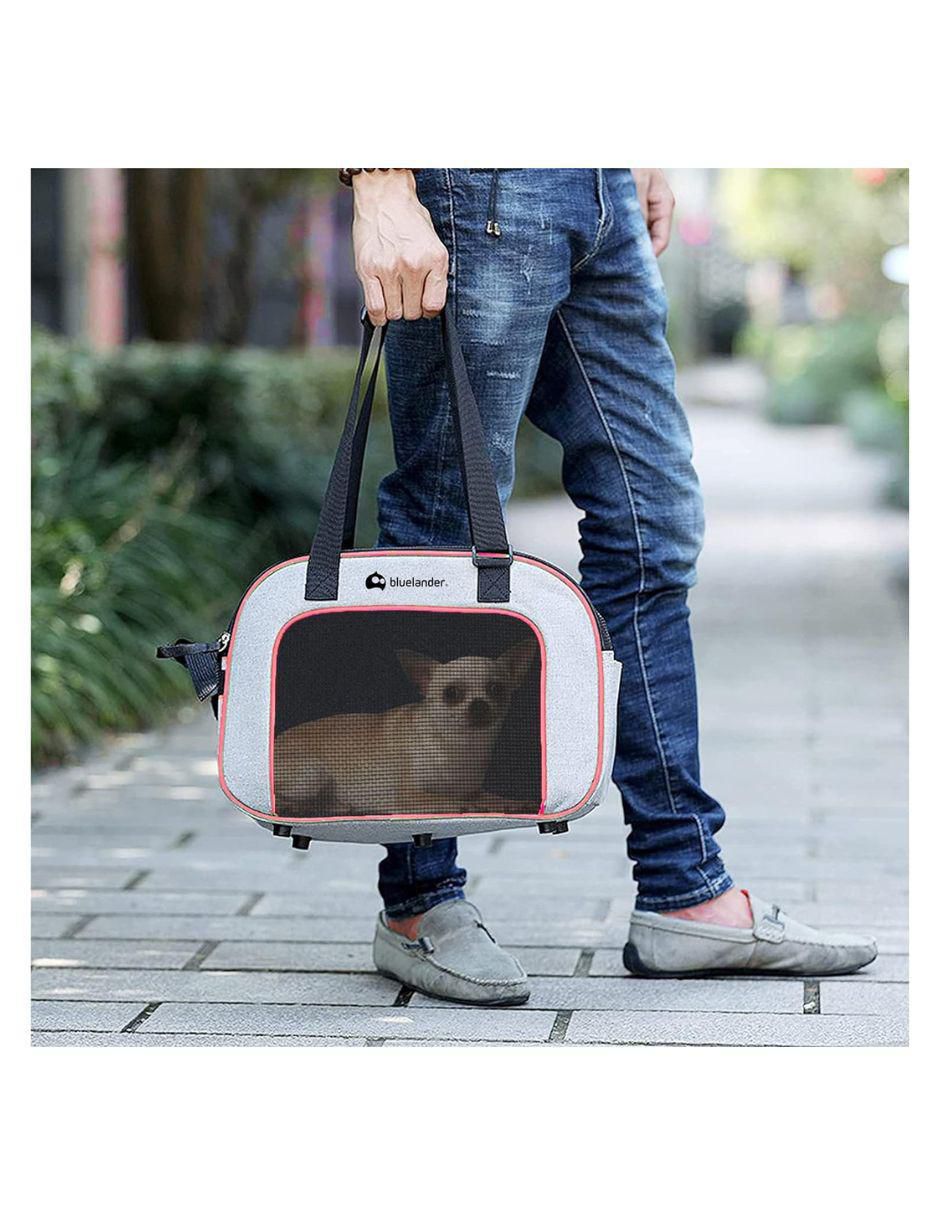 Bolsa transportadora "para" perro y gato bluelander "de" tela