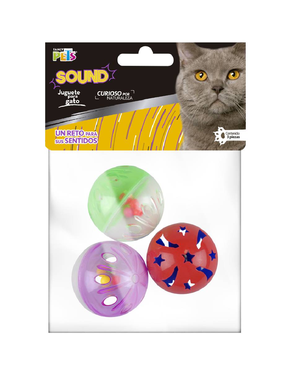 Paquete de pelotas para gato 5