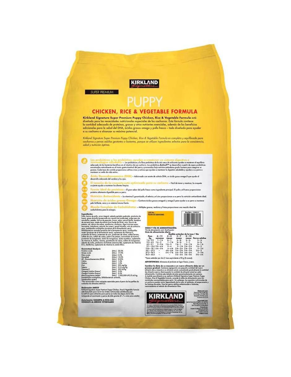 Croqueta de Pollo para perro etapa cachorro contenido 9 kg 2