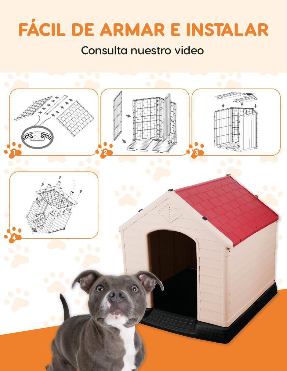 Casa para perro Poli Pets