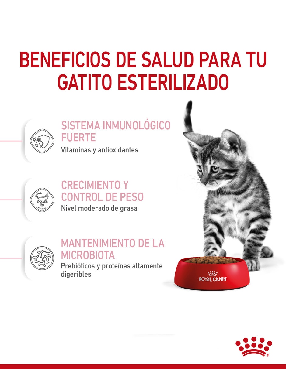 Croqueta para gato etapa cachorro contenido 1.1 kg 4