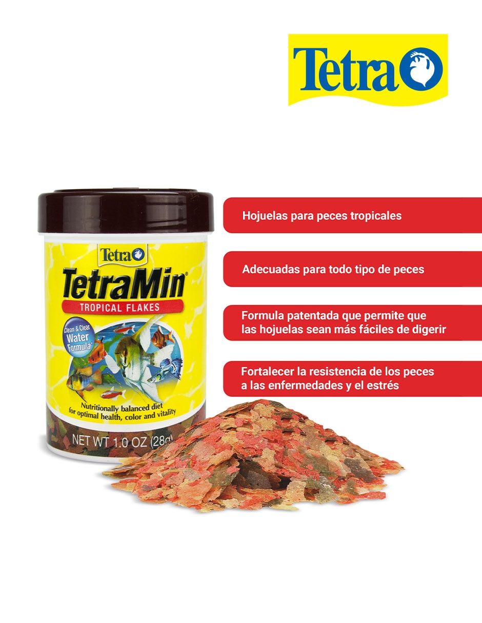 Alimento para peces todas las etapas contenido 28 g 2