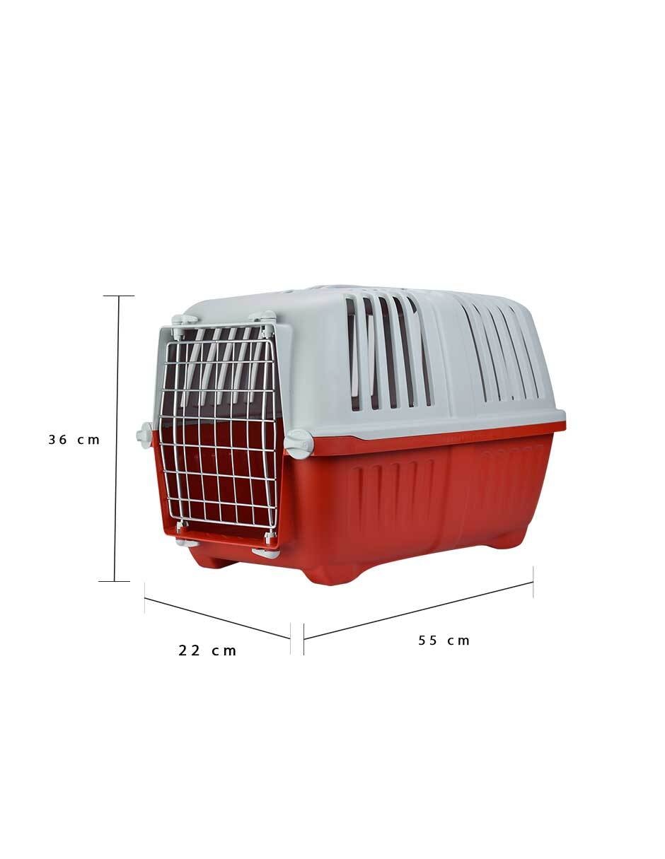 TRANSPORTADORA FANCY PETS, ROJO
