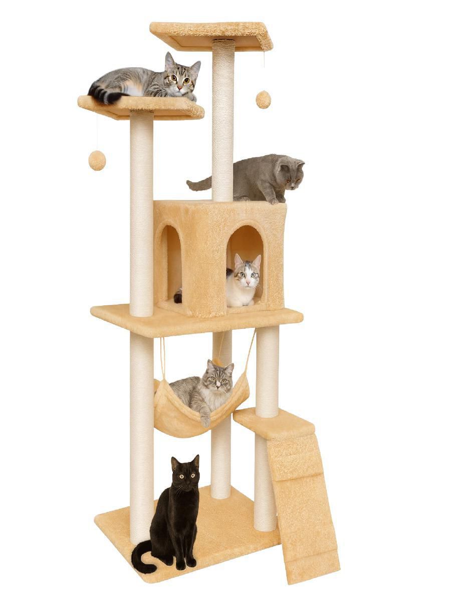 Mueble rascador para gato