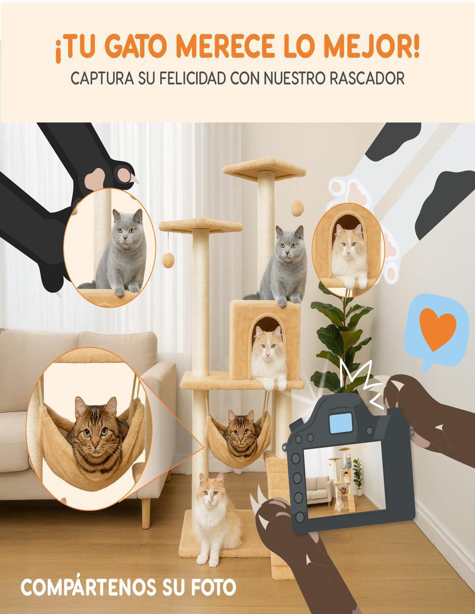 Mueble rascador para gato 2