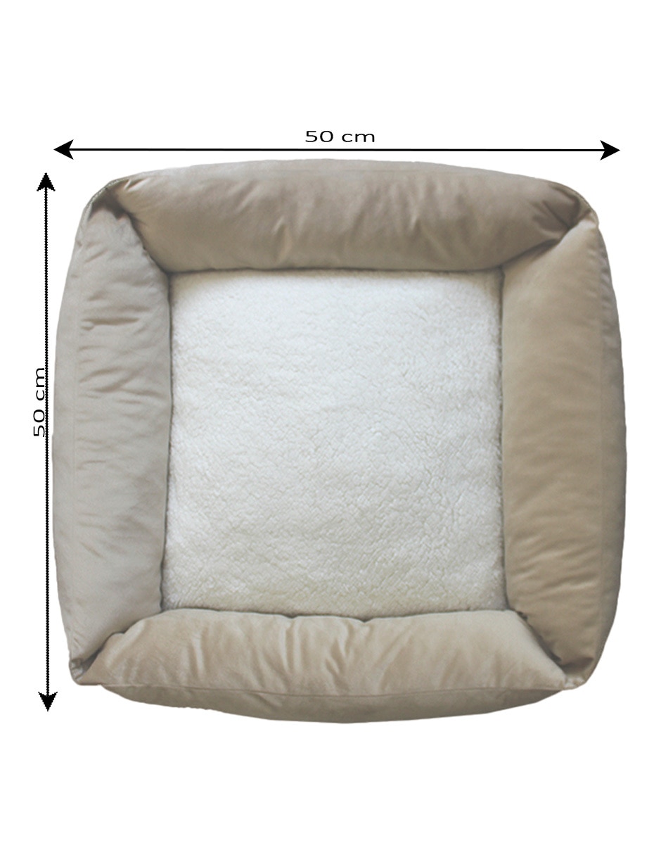 Cama "para" perro y gato blancos pileso