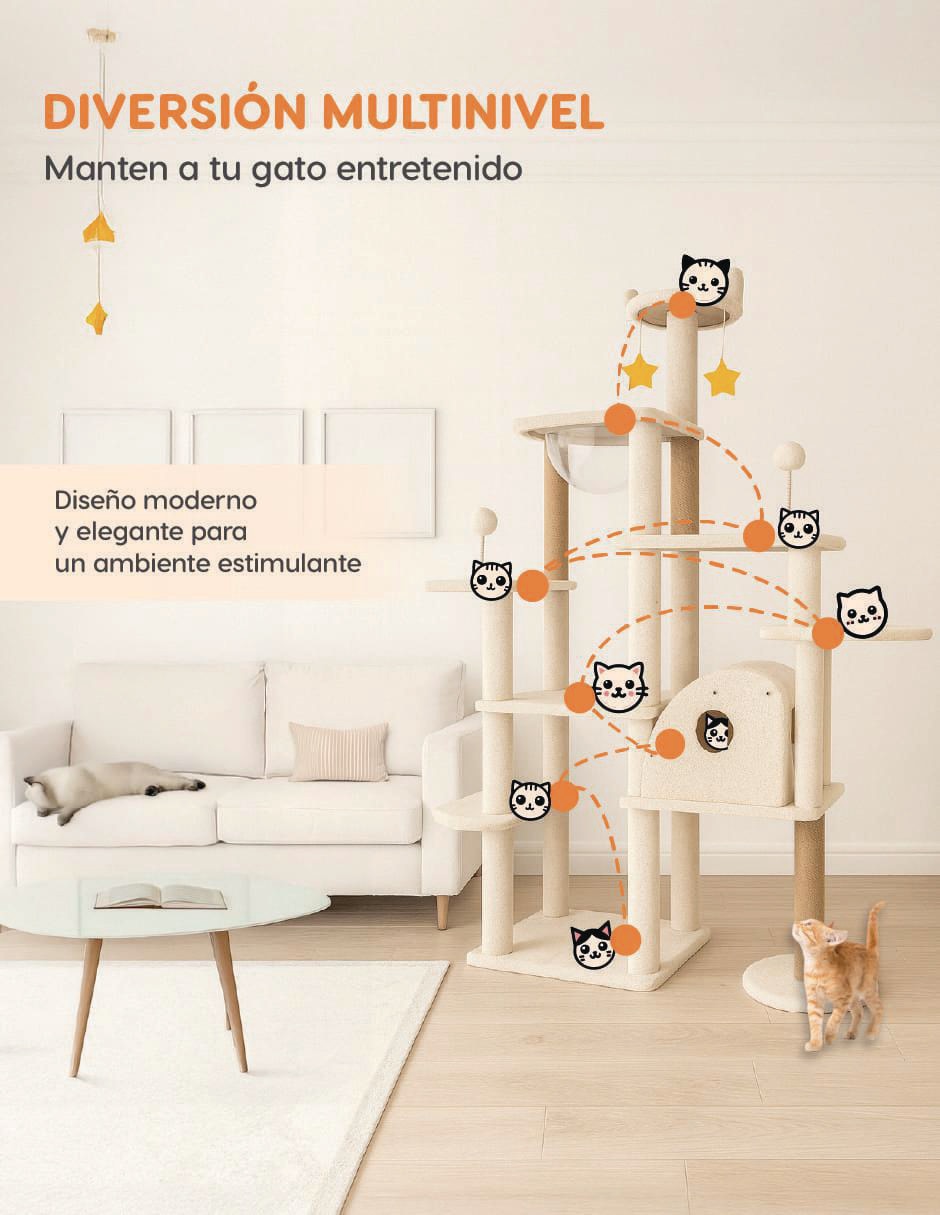 Mueble rascador para gato 4