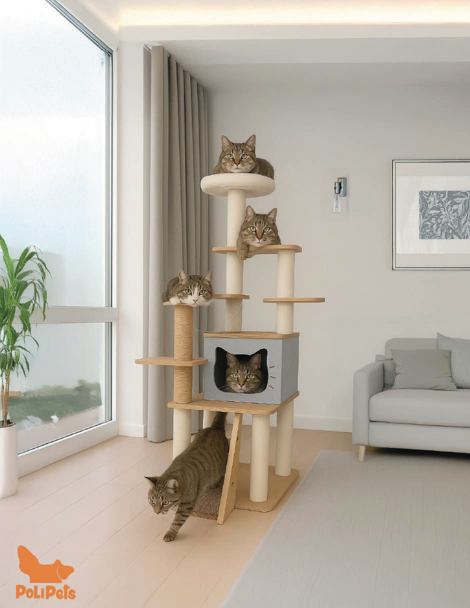 Mueble rascador para gato 4