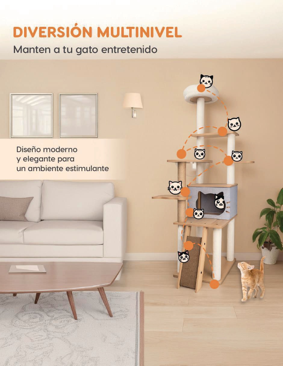Mueble rascador para gato 7