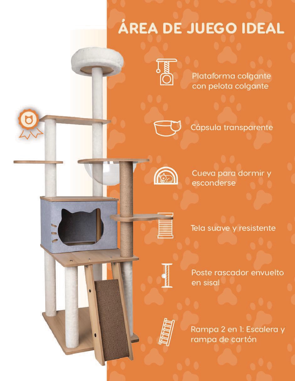 Mueble rascador para gato 8