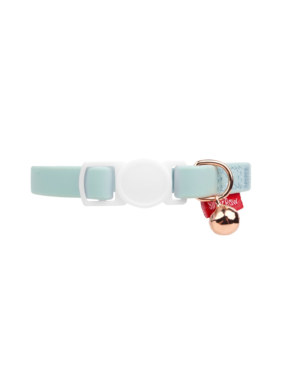 COLLAR SILVER PAW GATO, VERDE CLARO