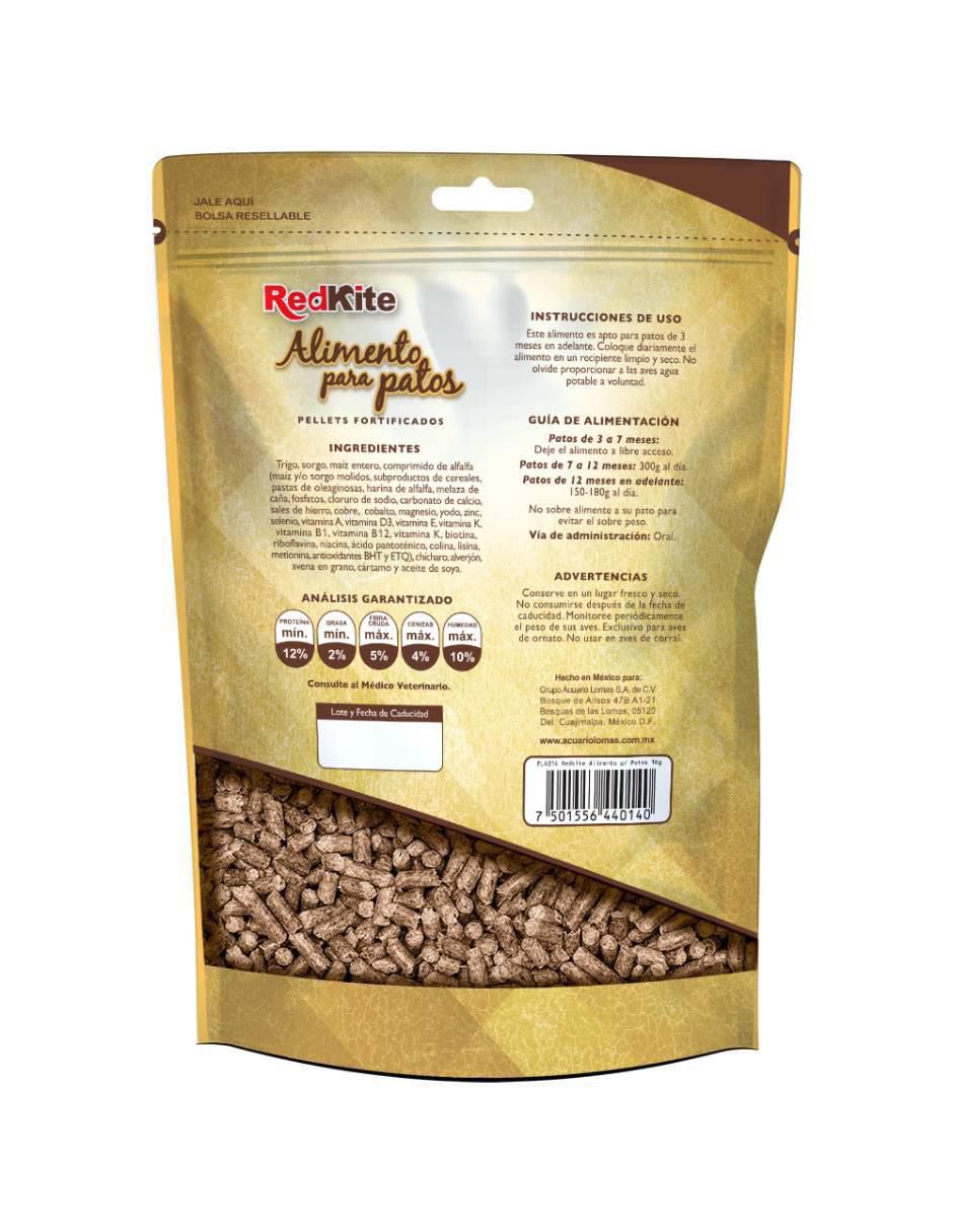 Hojuelas de Pato para aves todas las etapas contenido 1 kg 3
