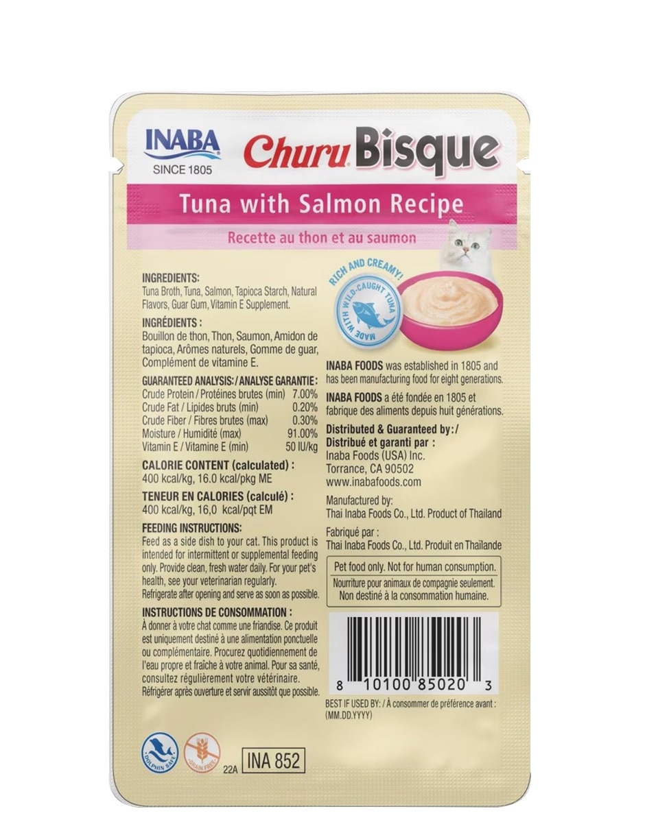 Premio de atún y salmón para gato 40 g 2