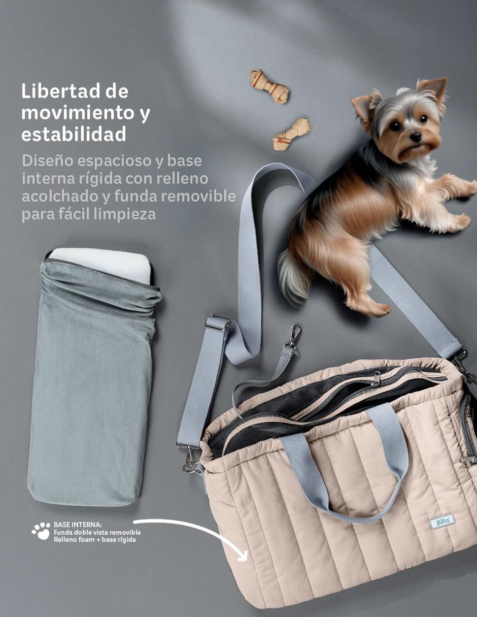 Bolsa transportadora "para" perro y gato esquimal "de" tela