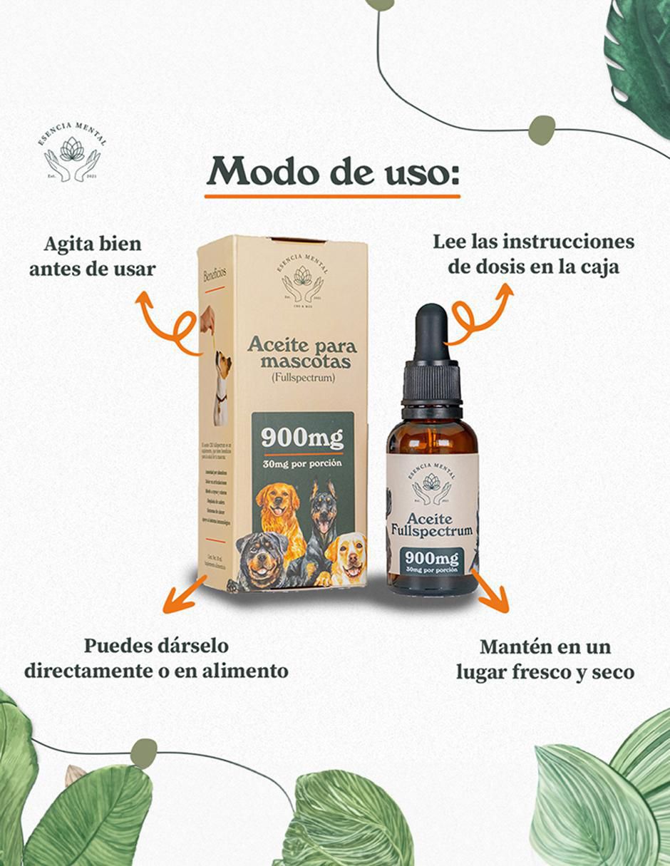 Aceite comestible para mascota perro y gato 3