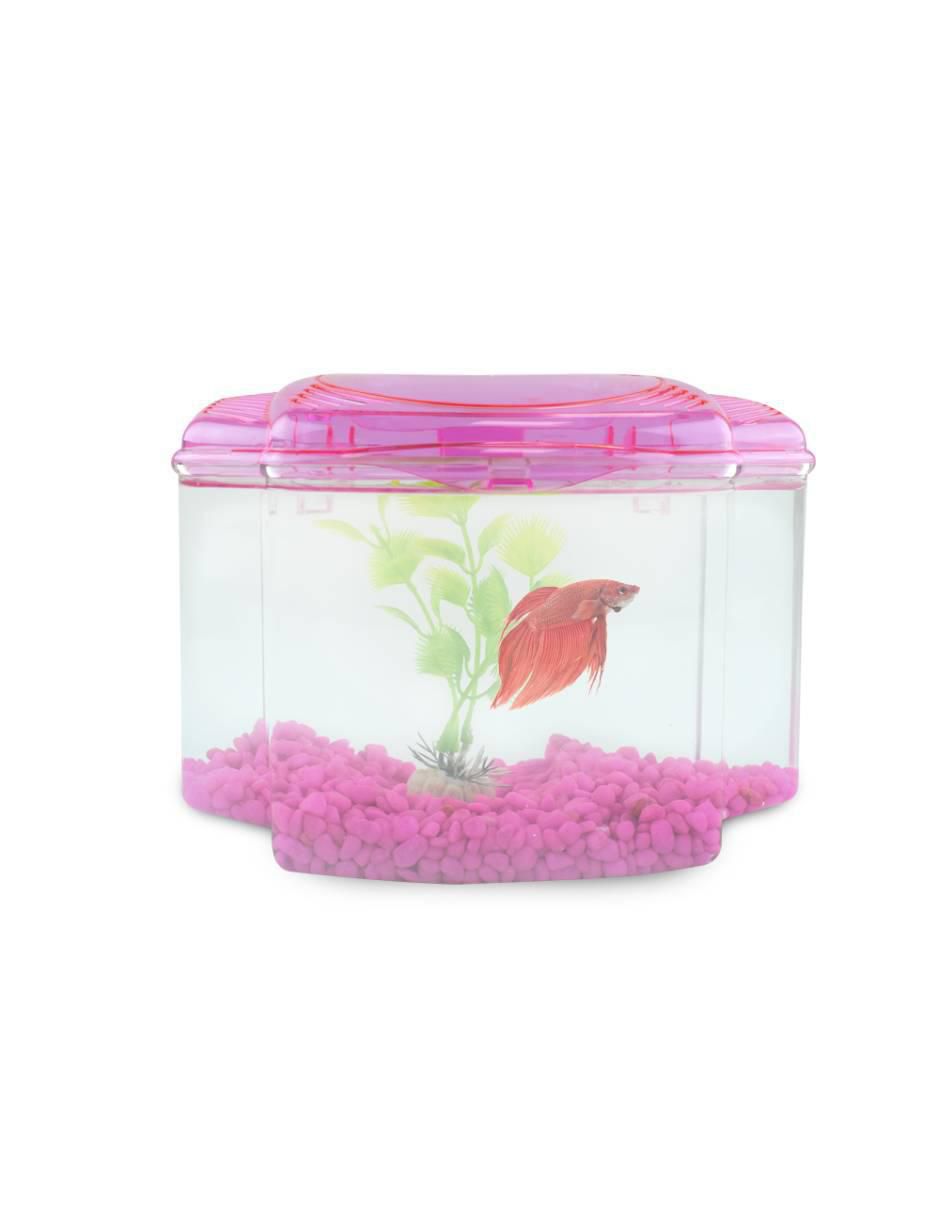 Pecera de plástico 1.8 litros