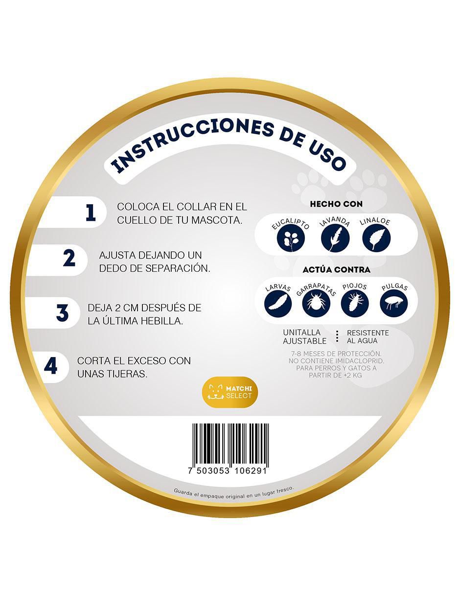 Collar antipulgas para perro y gato 2