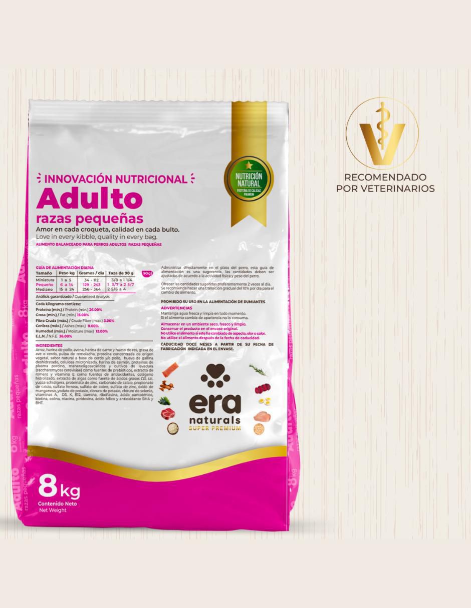 Croqueta de carne con arroz para perro raza pequeña etapa adulto contenido individual 8 kg 7