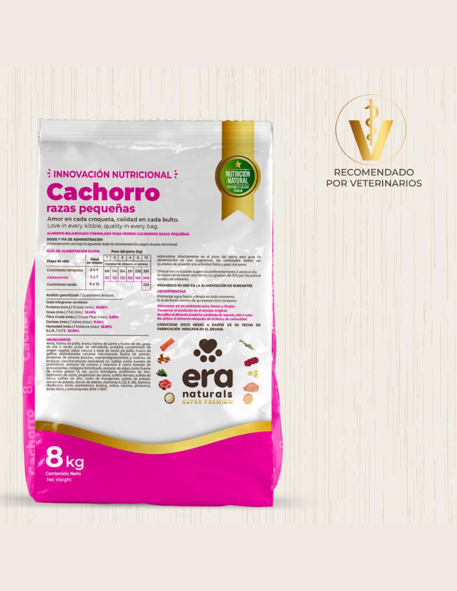 Croqueta de pollo para perro raza pequeña etapa cachorro contenido individual 8 kg 7