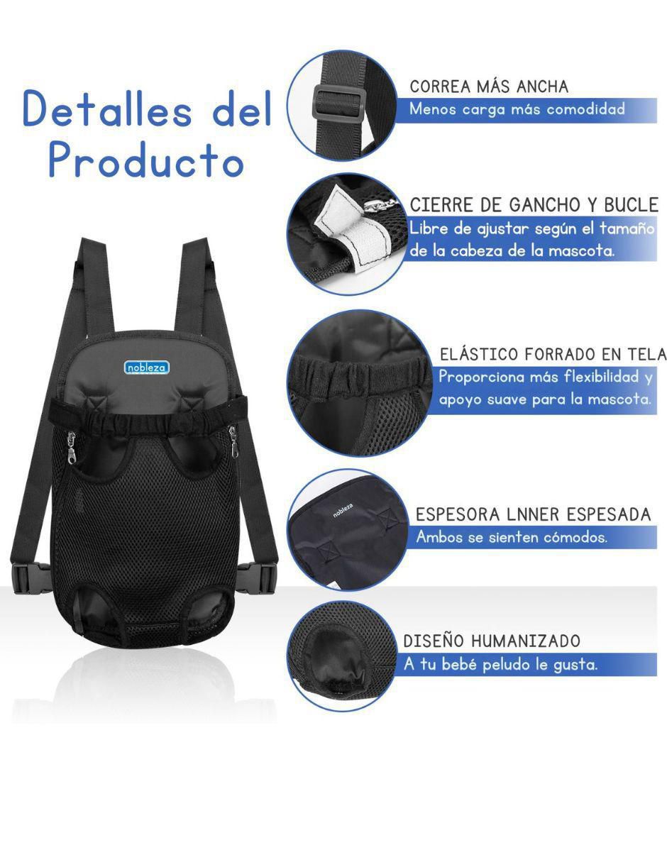 Mochila para masota de tela 7