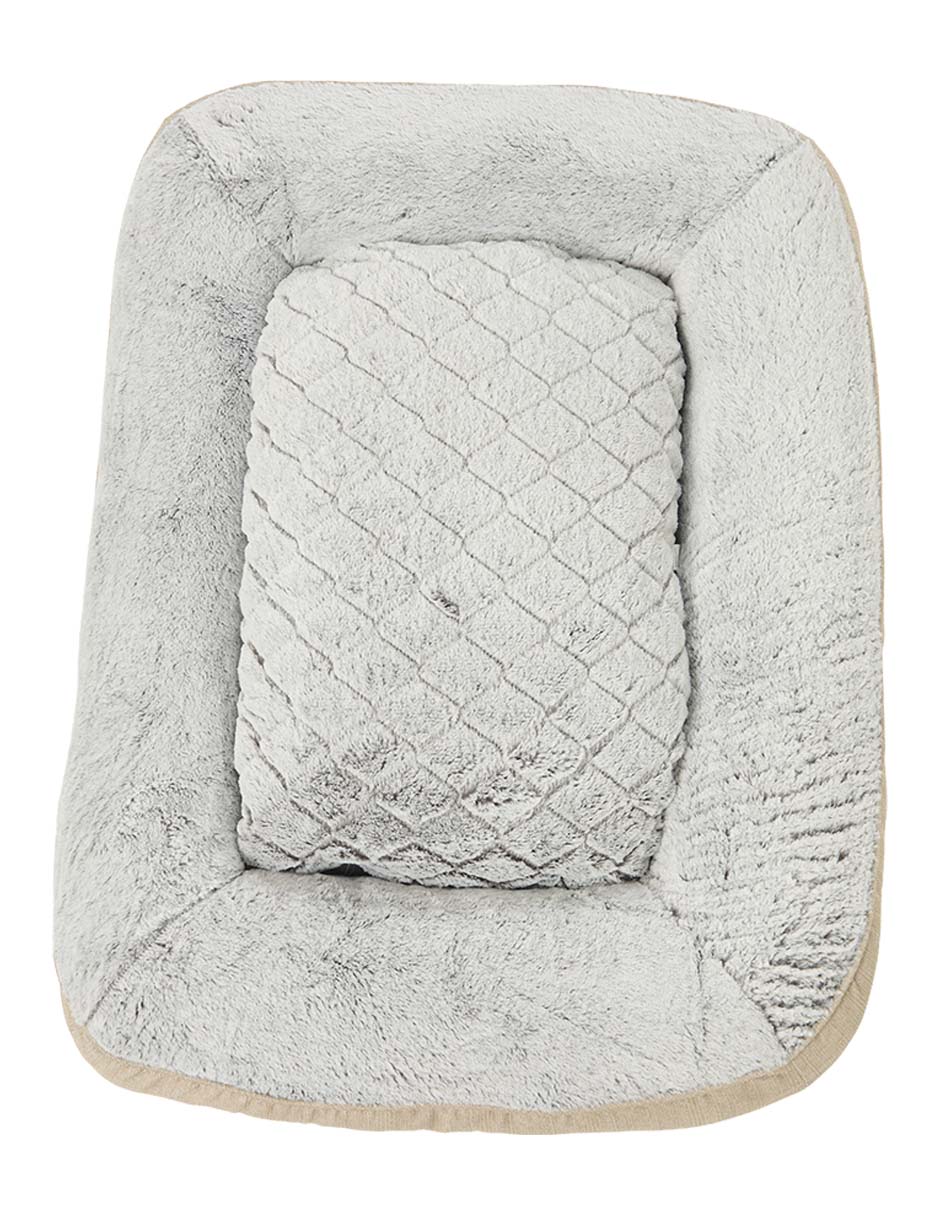 CAMA ZOOPET RECTANGULAR SHER, G, BEIGE
