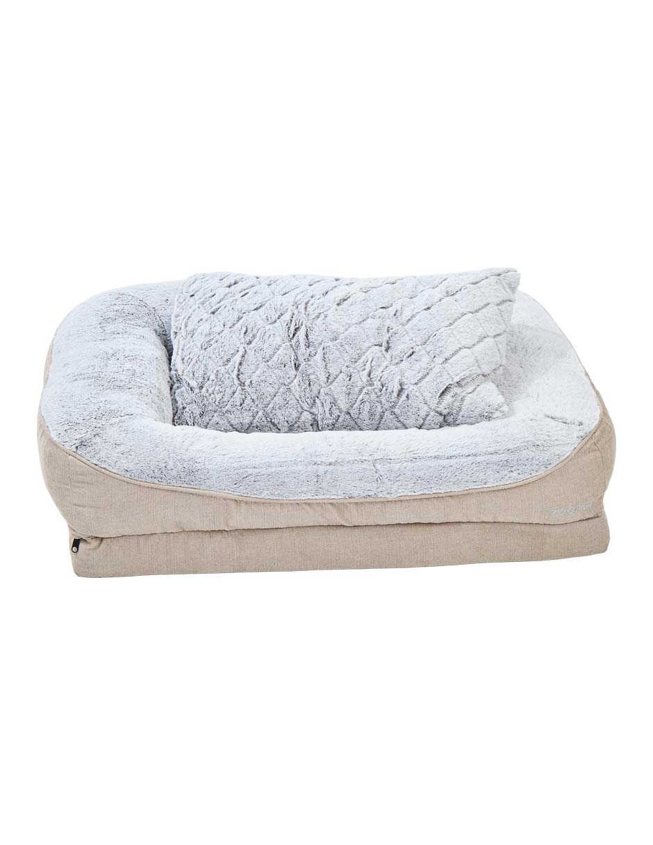 CAMA ZOOPET RECTANGULAR SHER, M, BEIGE