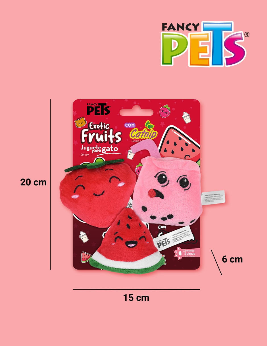 Peluche para gato Exotic Fruits 3