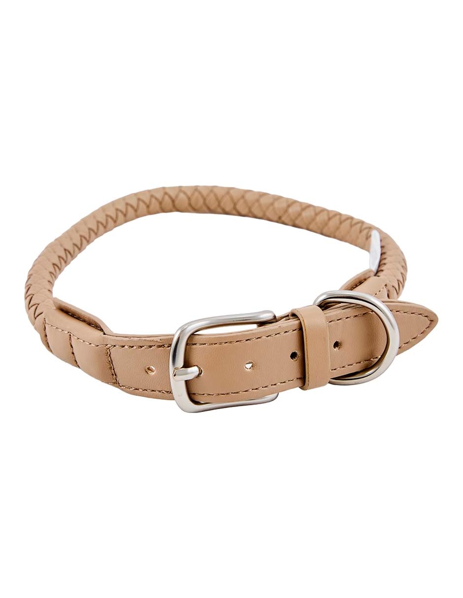 COLLAR ZOOPET FW25, G, BEIGE