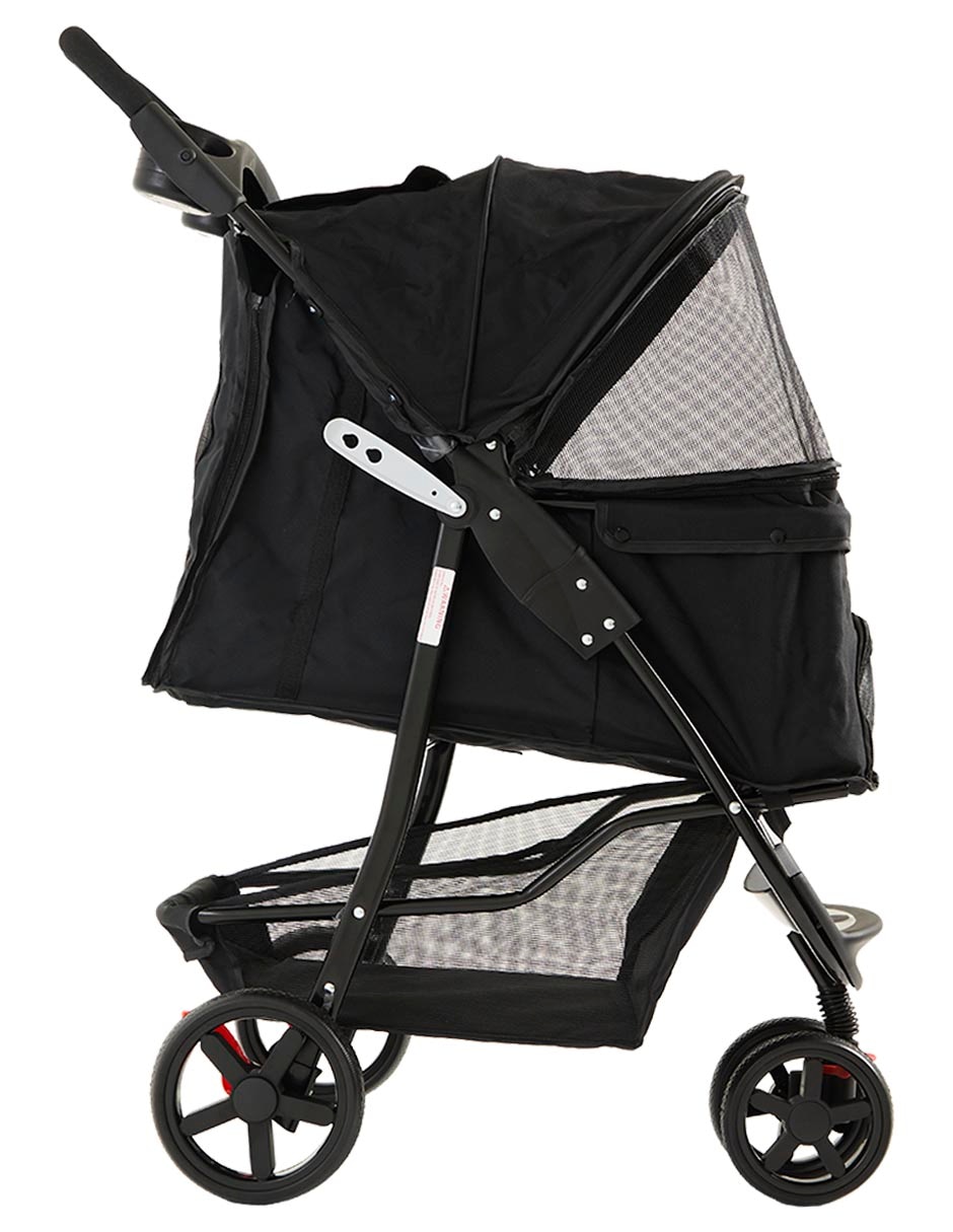 CARRIOLA ZOOPET TRICI, UNITALLA, NEGRO