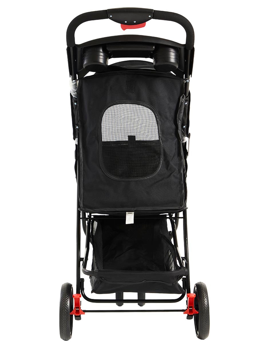 CARRIOLA ZOOPET TRICI, UNITALLA, NEGRO