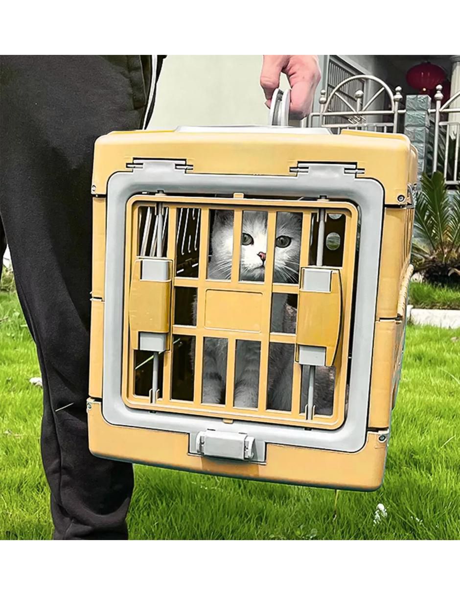 Transportadora "para" perro y gato mr. gadgets "de" plástico