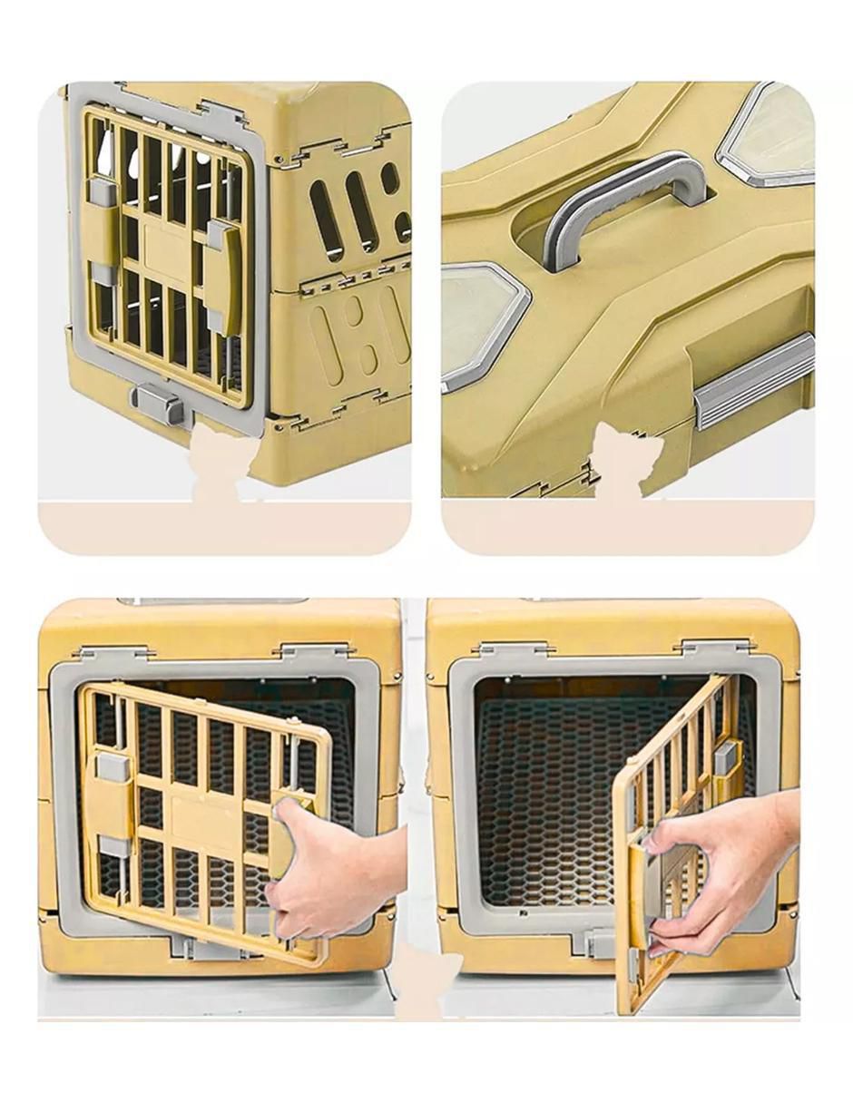 Transportadora "para" perro y gato mr. gadgets "de" plástico