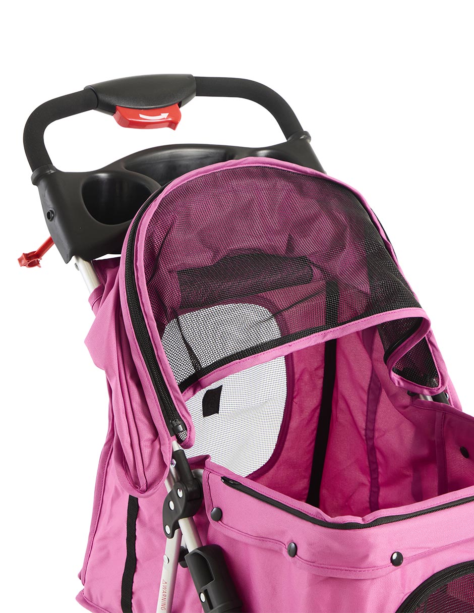 CARRIOLA ZOOPET 4 RUED, UNITALLA, ROSA