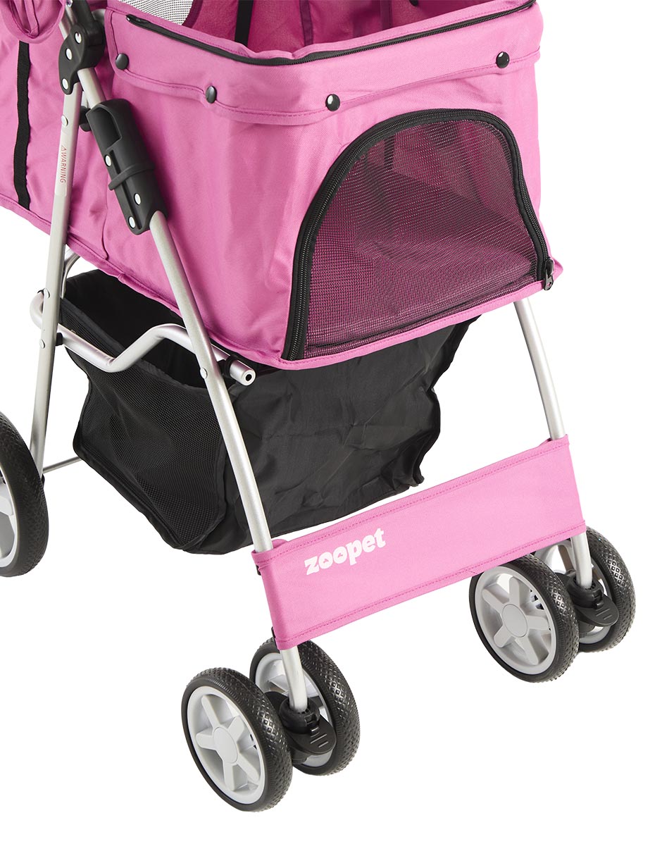 CARRIOLA ZOOPET 4 RUED, UNITALLA, ROSA