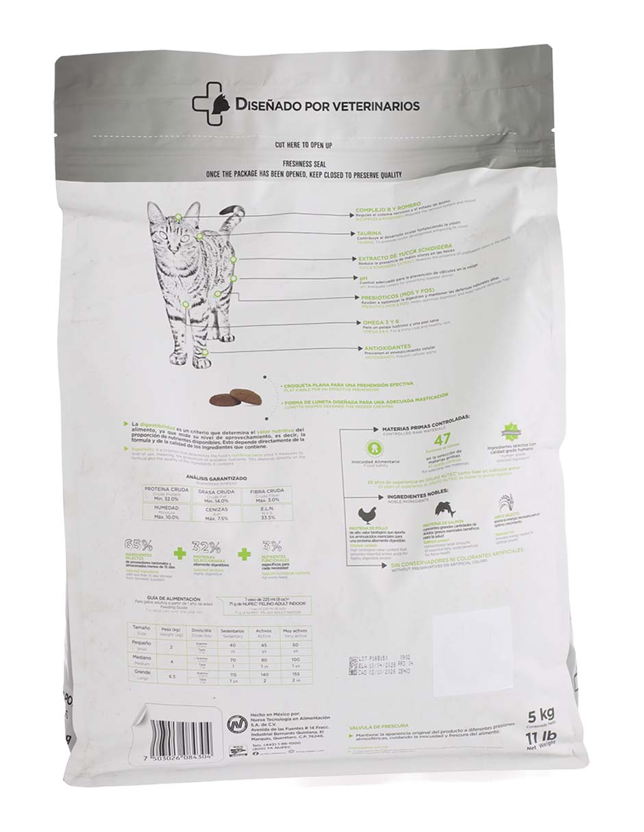 Croqueta de sabor carne de pollo para gato adulto 5 kg 3