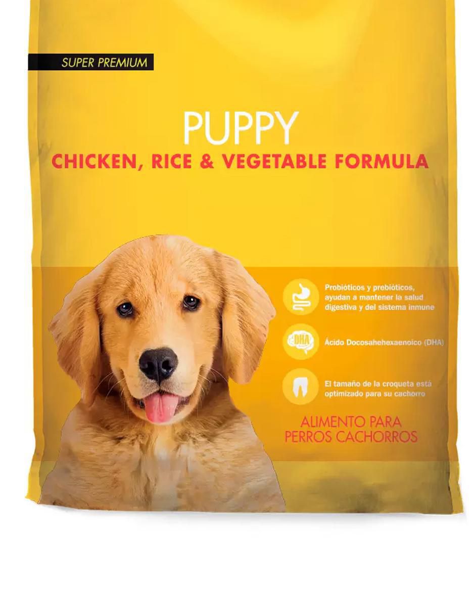 Croqueta de Pollo para perro etapa cachorro contenido 9 kg 2