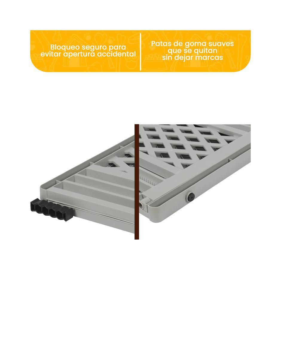 puerta de seguridad de plástico para mascota 4