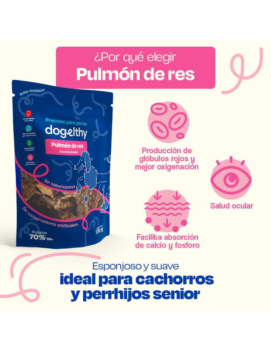 Premio de res para perro 100 g 3