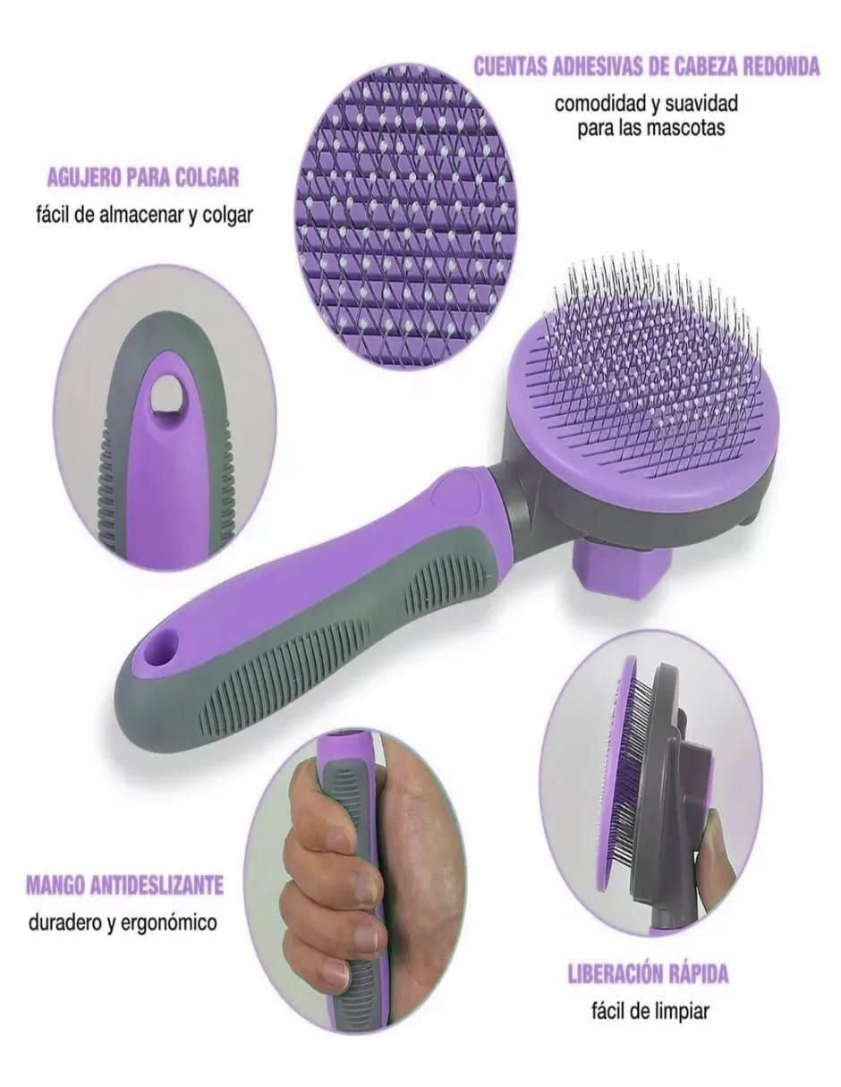 Cepillo de plástico para perro y gato 3
