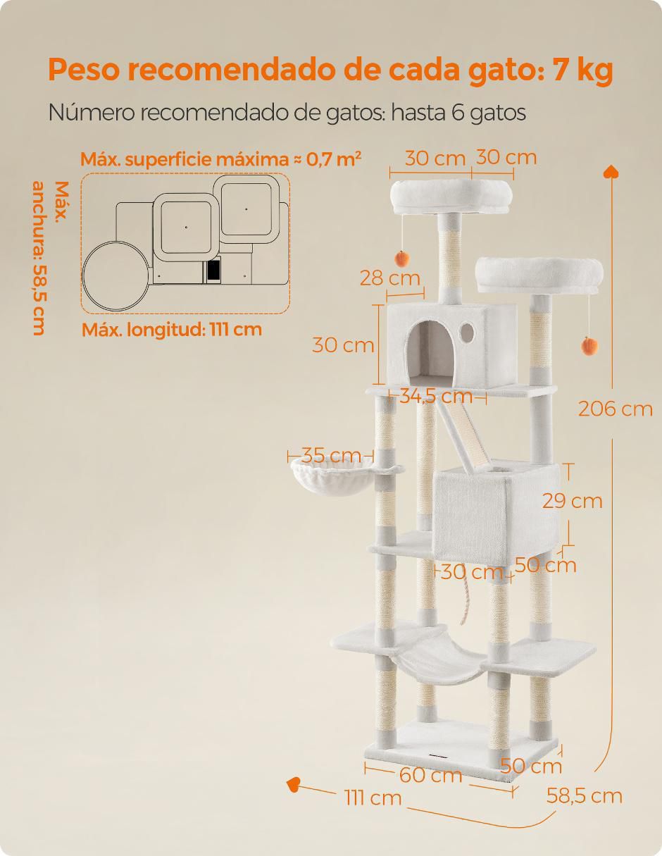 Mueble rascador para gato 4