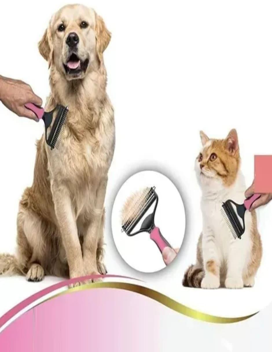 Cepillo de plástico para perro y gato 4