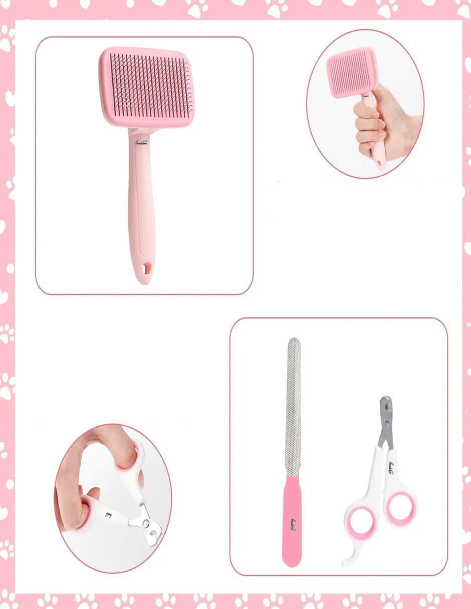Set cepillo para perro y gato 2