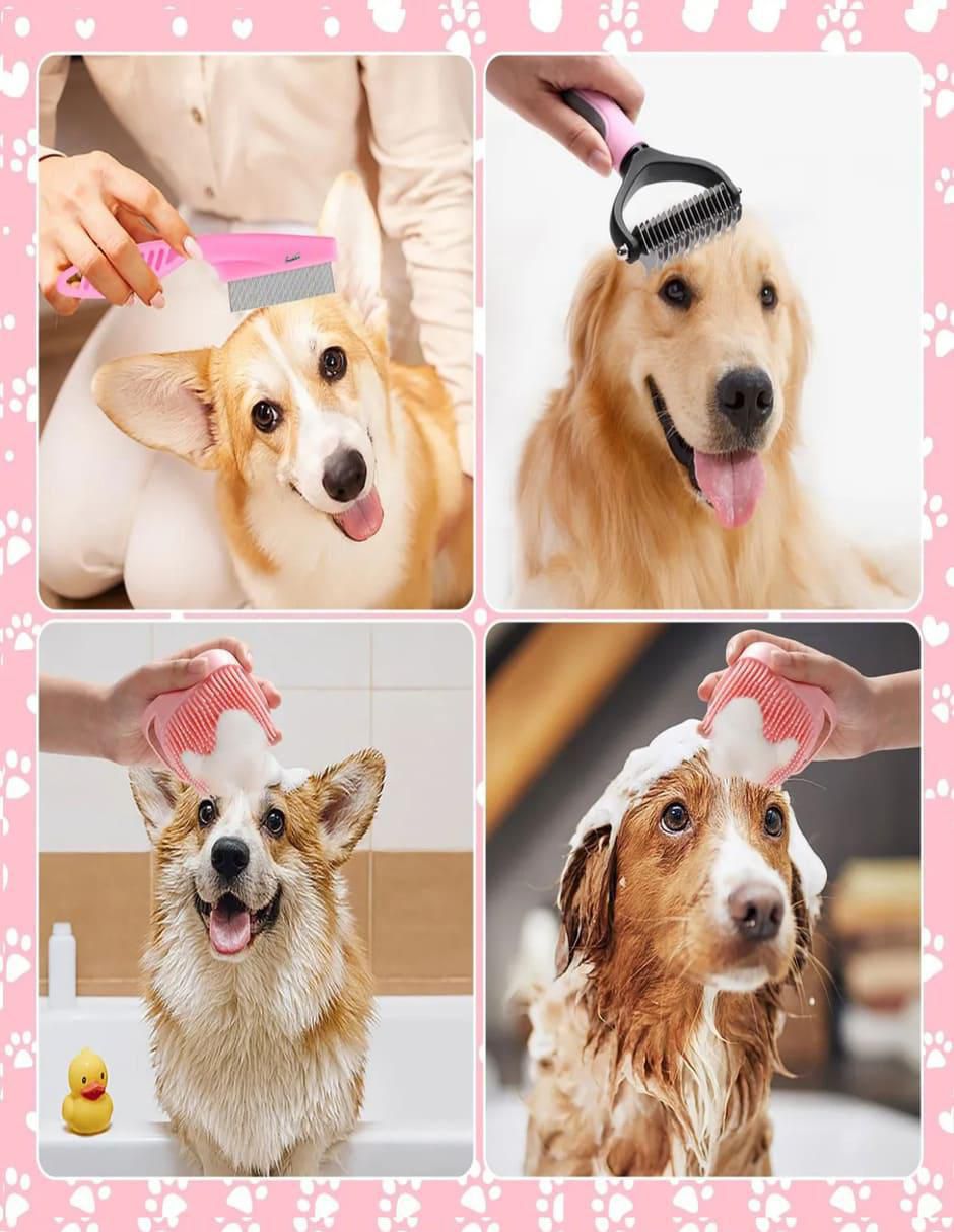 Set cepillo para perro y gato 5