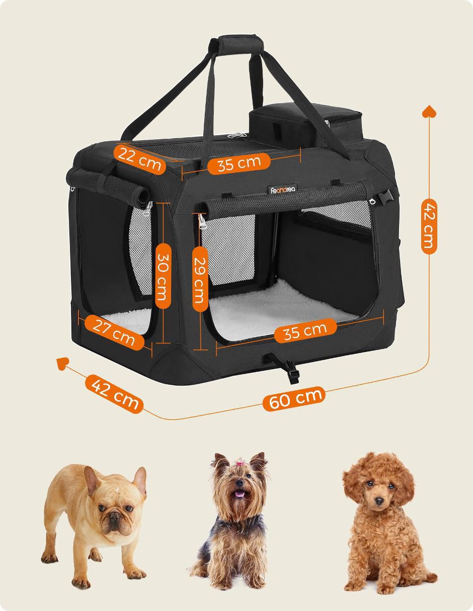 Bolsa transportadora para perro y gato de sintético 4