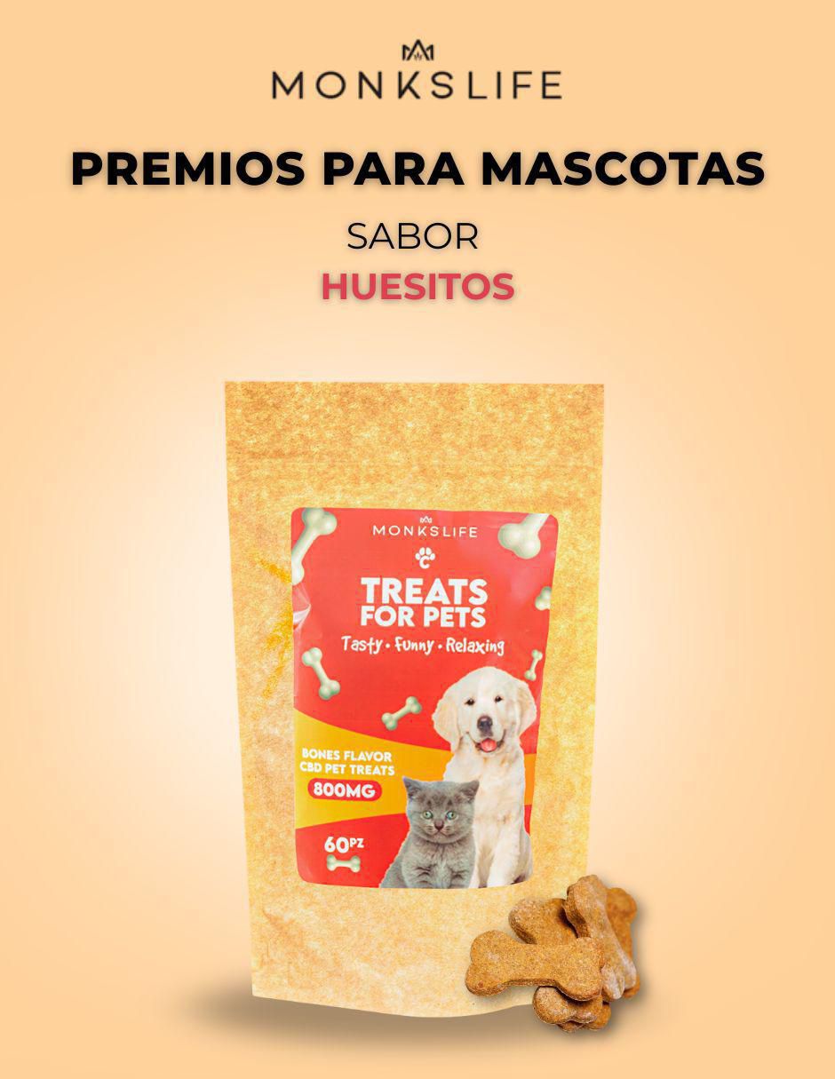 Calmante para mascota de hueso para perro y gato contenido 60 huesitos 2