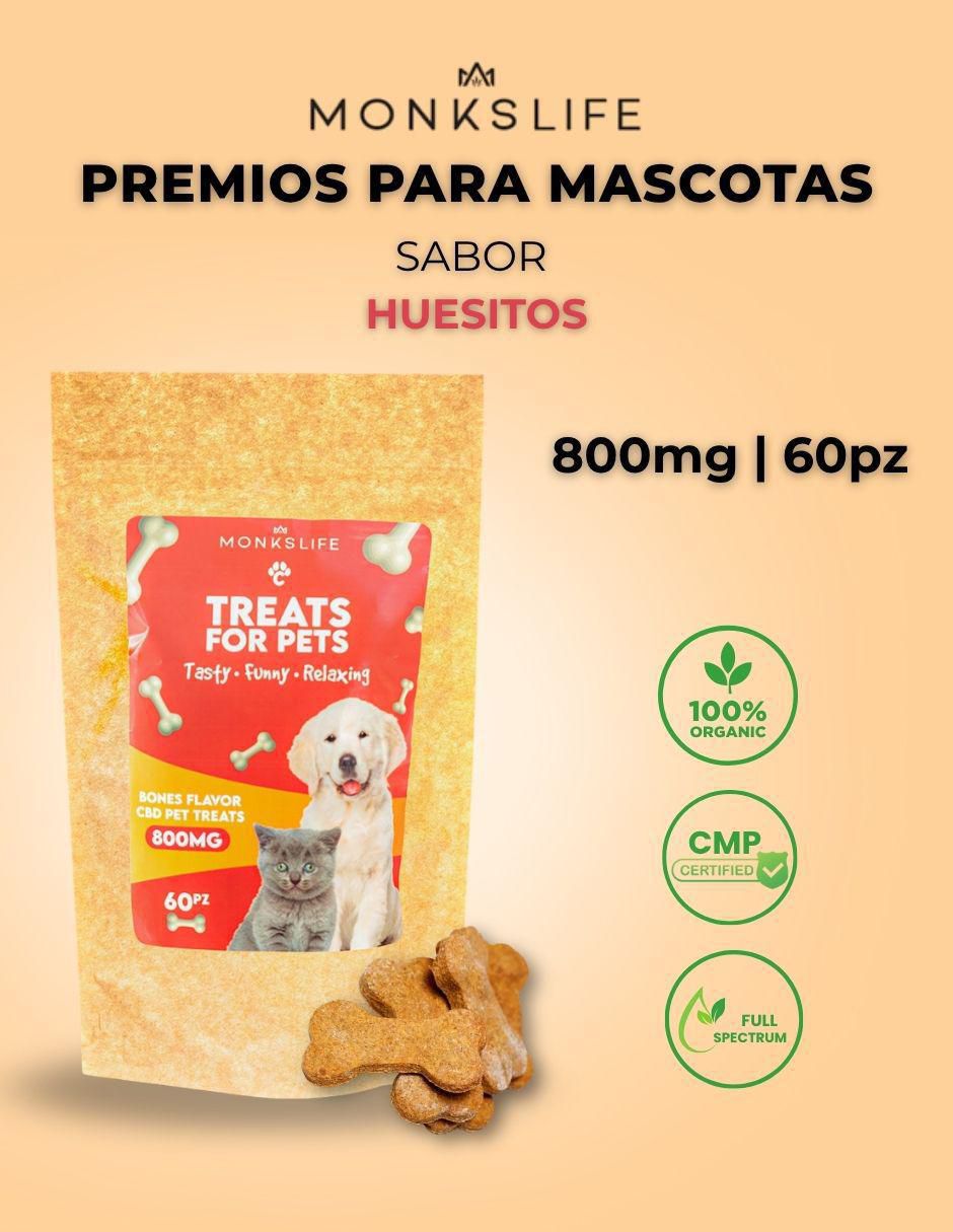 Calmante para mascota de hueso para perro y gato contenido 60 huesitos 6