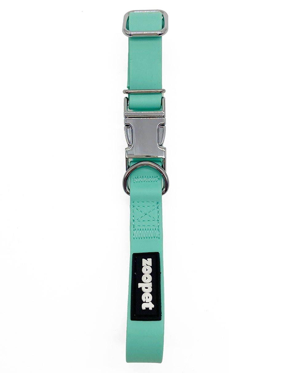 COLLAR ZOOPET SPRING, CH, VERDE AZULADO
