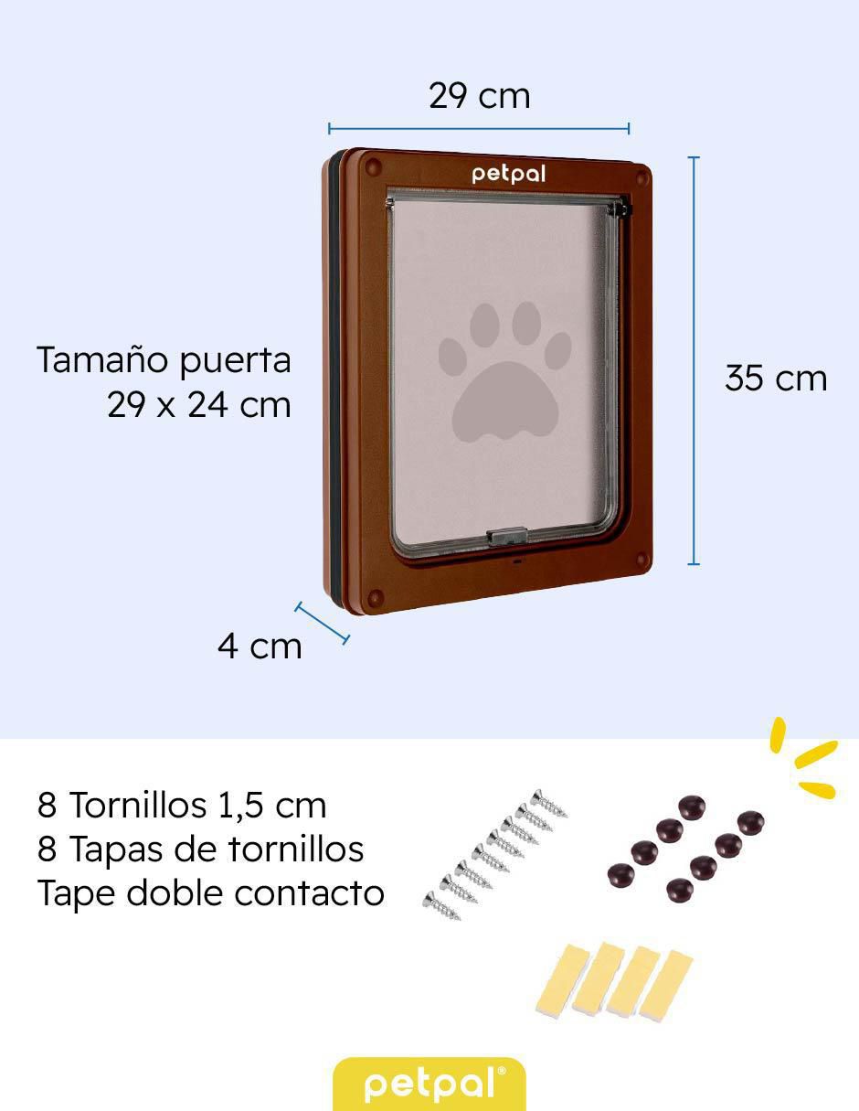 Puerta de seguridad de plástico para mascota 16