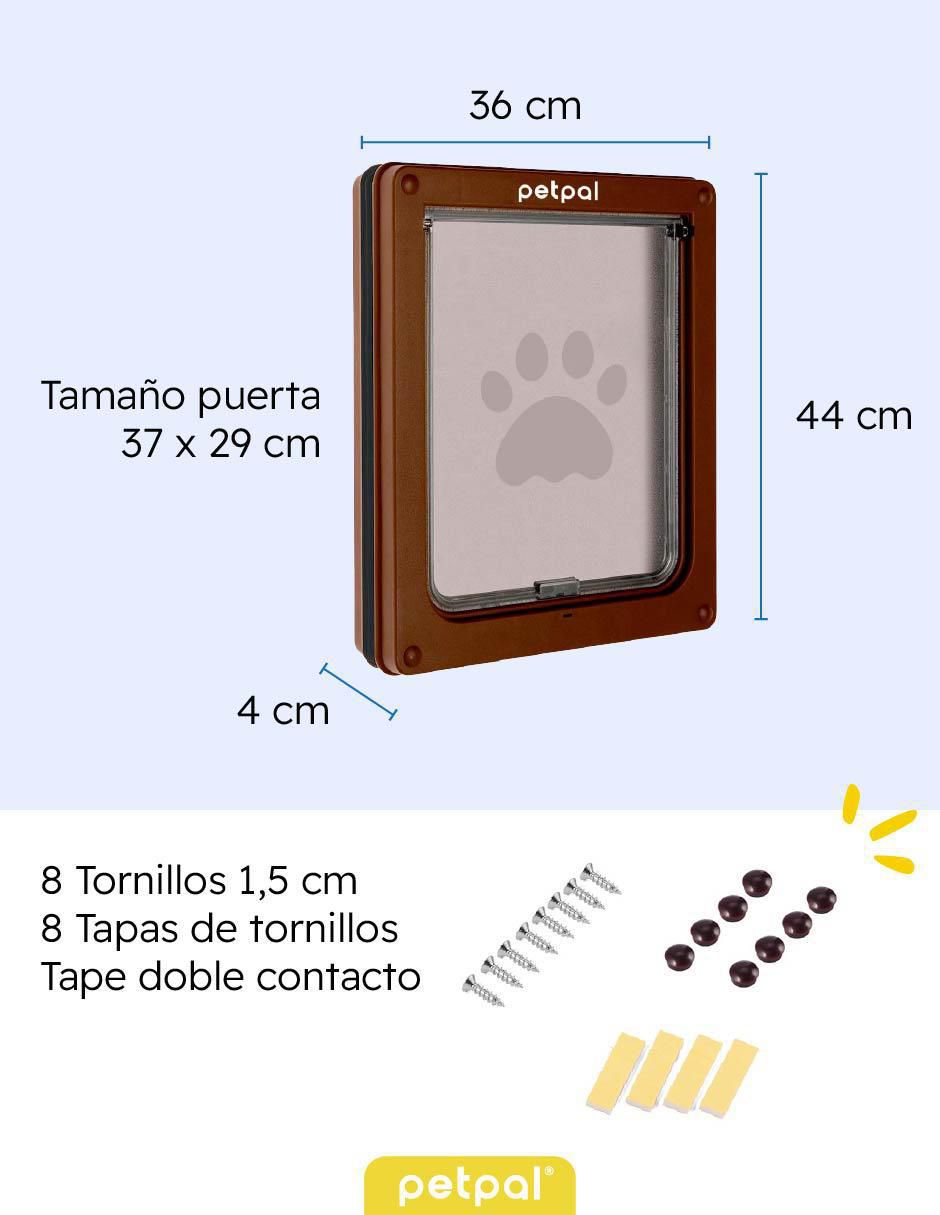 Puerta de seguridad de plástico para mascota 16
